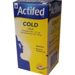 ACTIFED COLD SYRUP X 60ML