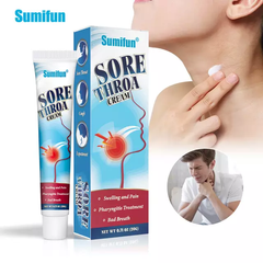Sore Throat Cream | Topical Ointment for Pharyngitis and Bad Breath
