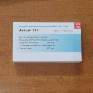 Avacan 375mg 14 Tablets treat soft and skin tissue infections