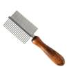 Double sided comb for long haired pet
