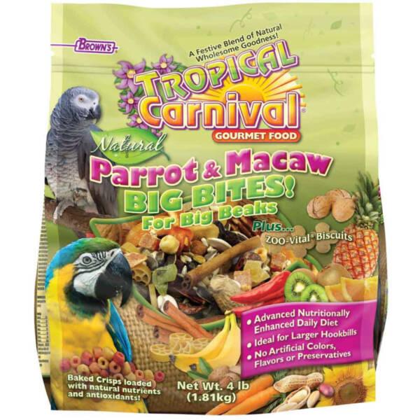 FM Brown’s Natural Parrot/Macaw Food (Tropical Carnival Gourmet)