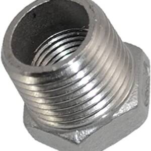 Adapter, 1/2NPT male to right angle 1/4NPT female hand-tight quick connector - available on request