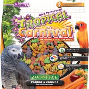 FM Brown’s Parrot & Conure Food (Tropical Carnival Extruded)