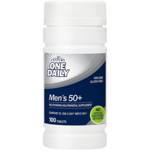 21st Century One Daily Men 50+ Multivitamin Supplement, 100 Tablets