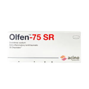 Acino Olfen-75 SR Diclofenac Sodium Anti-inflammatory, 30 Tablets