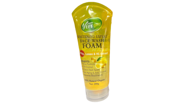 Veet Gold Lemon Face Wash Foam