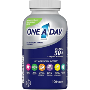 Bayer One A Day Men?s 50+ Complete Multivitamin Supplement, 100 Tablets