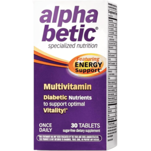 Alphabetic Once Daily Multivitamin for Diabetics, 30 Tabs