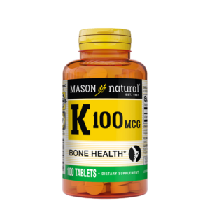 Mason Natural Vitamin K 100mcg, 100 Tablets