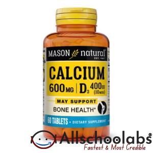 Mason Natural Calcium 600 mg plus Vitamin D3 Tablets