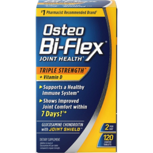 Osteo Bi-flex Joint Health Triple Strength + Vitamin D, 120 Tablets
