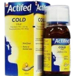 ACTIFED COLD SYRUP(NIG)