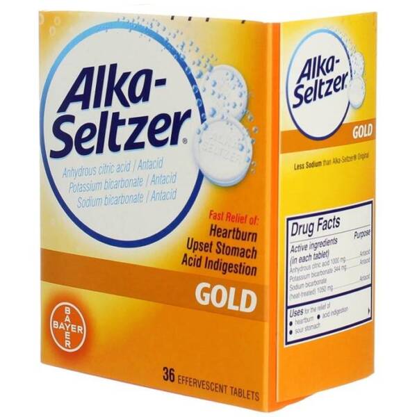 ALKA-SELTZER GOLD *36EFF TABS