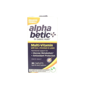 Alphabetic+ Multi-Vitamin for Diabetic Health, 30 Caplets