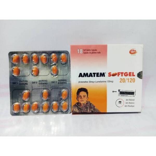 AMATEM 20/120MG SOFTGEL*12 CAPS