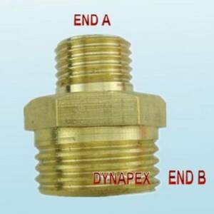Adapter, 1/2 BSP male to M14X1.5 male - available on request