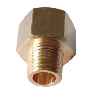 Adapter, 1/4BSP male to 1/2NPT female hand-tight quick connector - available on request