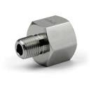 Adapter, 1/2BSP male to 1/4NPT female hand-tight quick connector - available on request