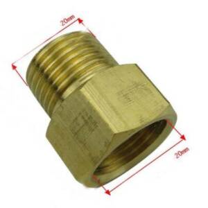 Adapter, 1/2 BSP male to 1/2BSP female - available on request