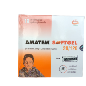 Amatem forte soft gel By 18 20/120Mg