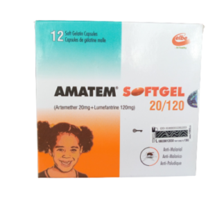 Amatem forte soft gel By 12 20/120Mg