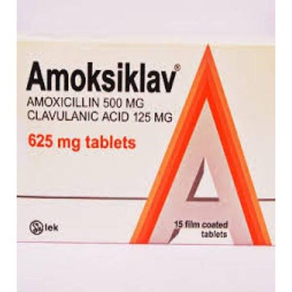 AMOKSIKLAV 625MG*15 TABS