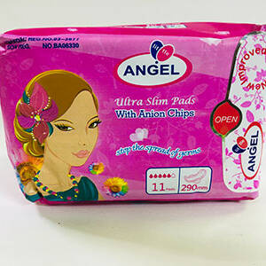 Angel anion chip sanitary pad