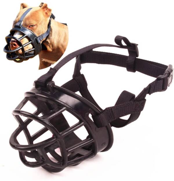 Breathable Dog Muzzle/Mouth Guard – Large