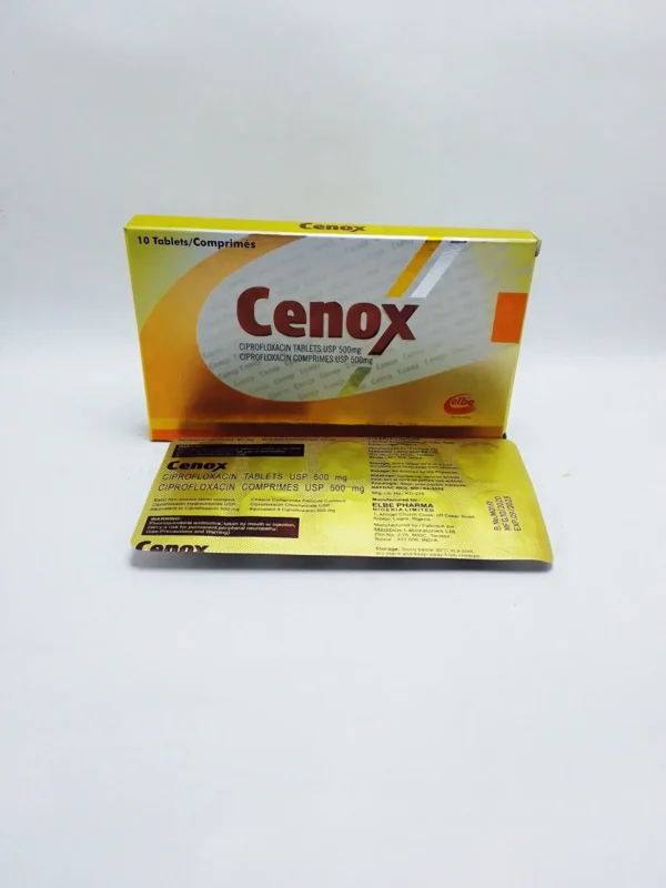 Cenox Ciprofloxacin Tablets 500mg