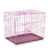 Foldable Metal Dog Cage ? Pink