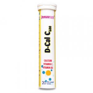 Immunecare D-Cal C600 with Calcium Vitamin C & Vitamin D3