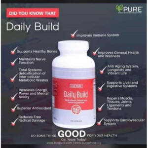 Daily Build Multivitamin supports you on the go
