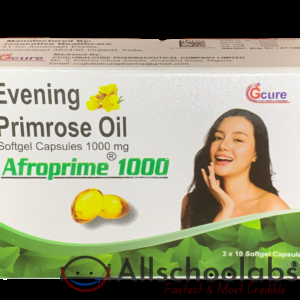 Afroprime Evening Primrose Oil 1000mg Softgel X30