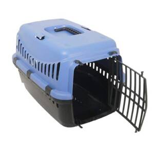 Rosewood Eco Line Pet Carrier Small Slate Blue-Black