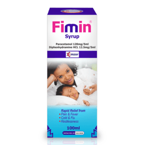 Fimin Syrup Rapid relief teething problems fever Cold