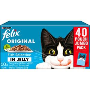 Felix Original Fish Selection +1 (40 pouch)
