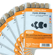 Gamma Frozen Food Mysis Shrimp Blister Pack Fish Food