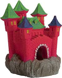 GloFish Castle Ornament – Colorful Aquarium Decor