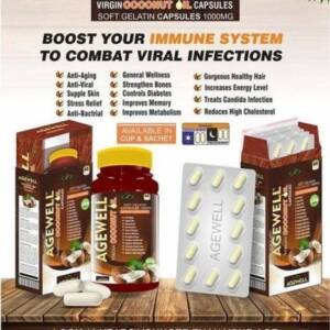 Agewell Virgin Coconut Oil - 60 Capsules