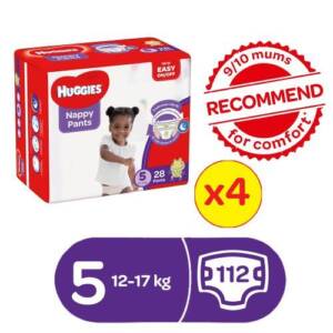 Huggies nappy pants – size 5(28 pants)