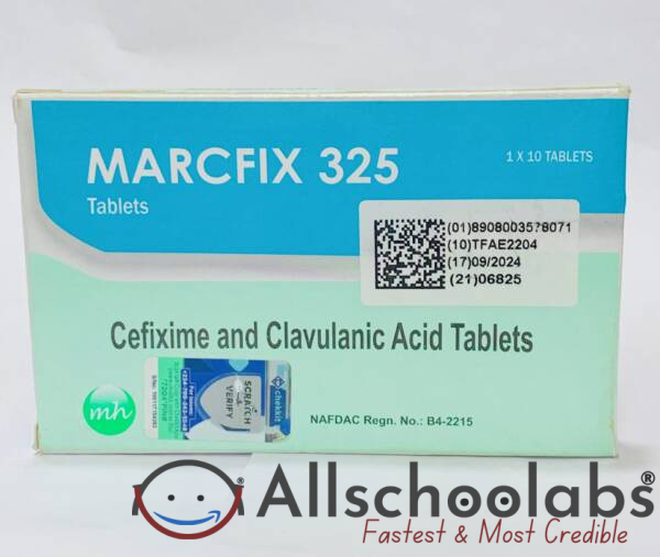 Marcfix 352mg Tablet ( Cefixime) X10