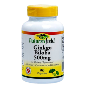 Nature?s Field Ginkgo Biloba 500mg, 90 Capsules