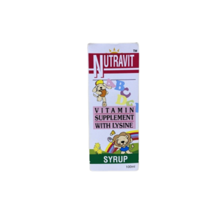 Nutravit Vitamin Supplement With Lysine Syrup For Children, 100ml