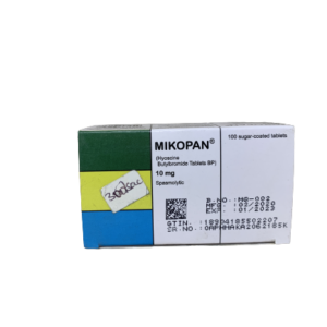 Mikopan 10mg Hyoscine Butylbromide Tablets BP, 100 Tablets