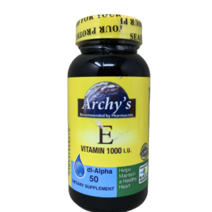 Archy?s Vitamin E 1000 IU, 50 Tablets