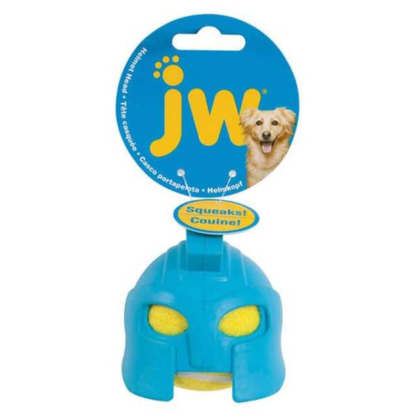 JW Pet Gladiator Helmet Head Pet Chew Toy