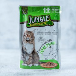 Jungle +1 wet pouch Adult Chicken in gravy