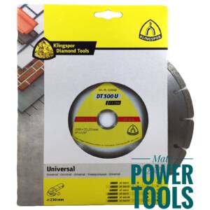 KLINGSPOR DT300U EXTRA DIAMOND CUTTING DISC 230 x 22.23 x 2.3mm