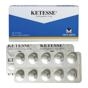 Menarini Ketesse Dexketoprofen 25mg, 20 Tablets