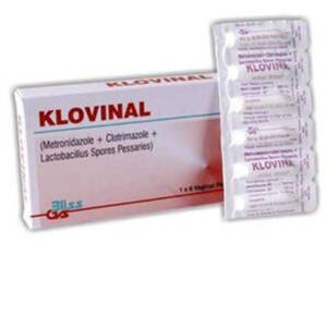Klovinal Clotrimazole Vaginal Tablet